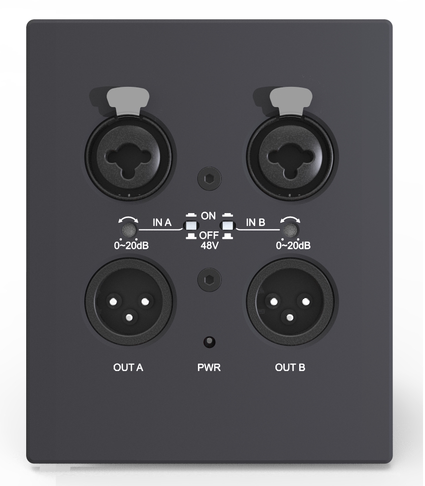 Панель ITC TS-P8802 Dante 2х2